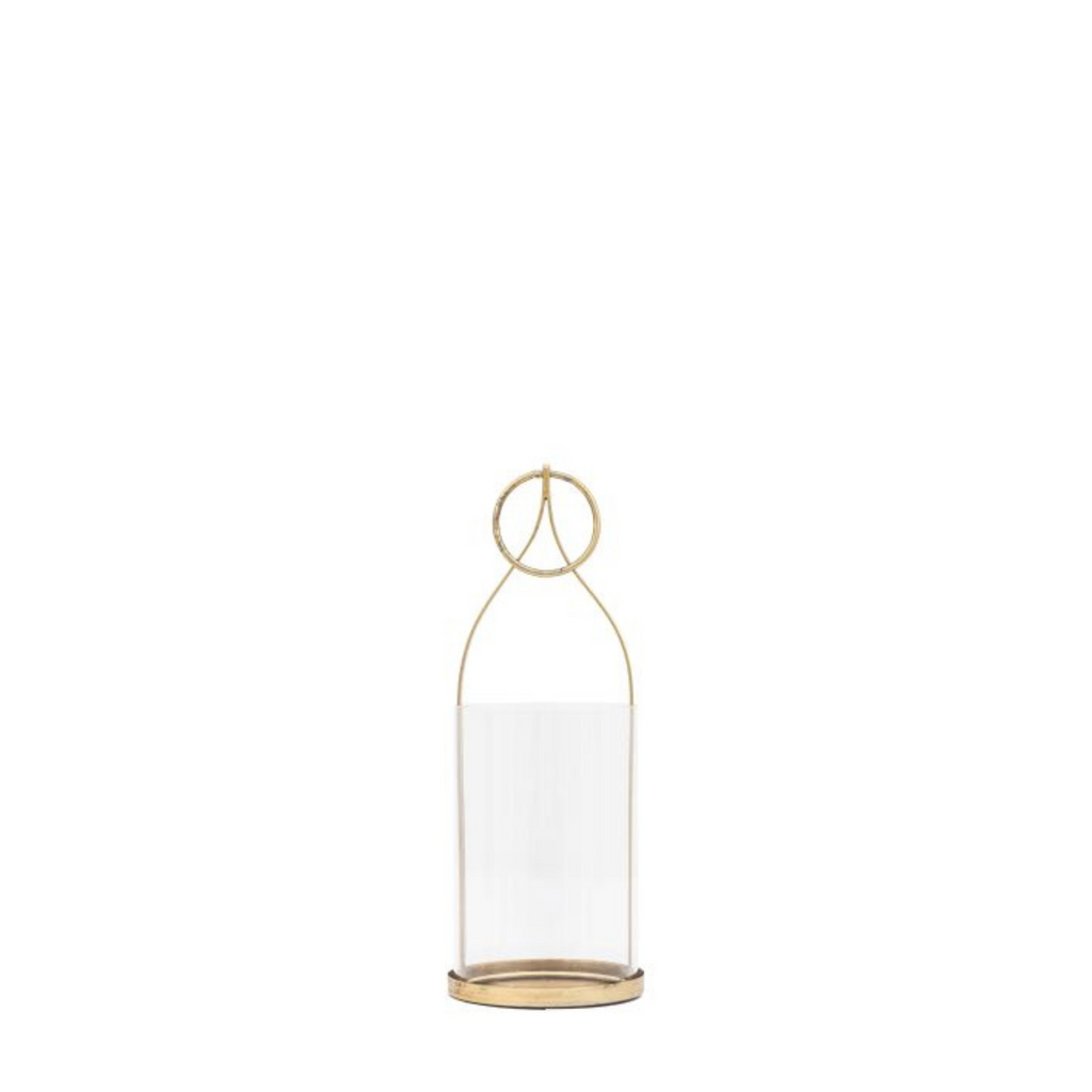 Kyra Small Antique Gold Lantern