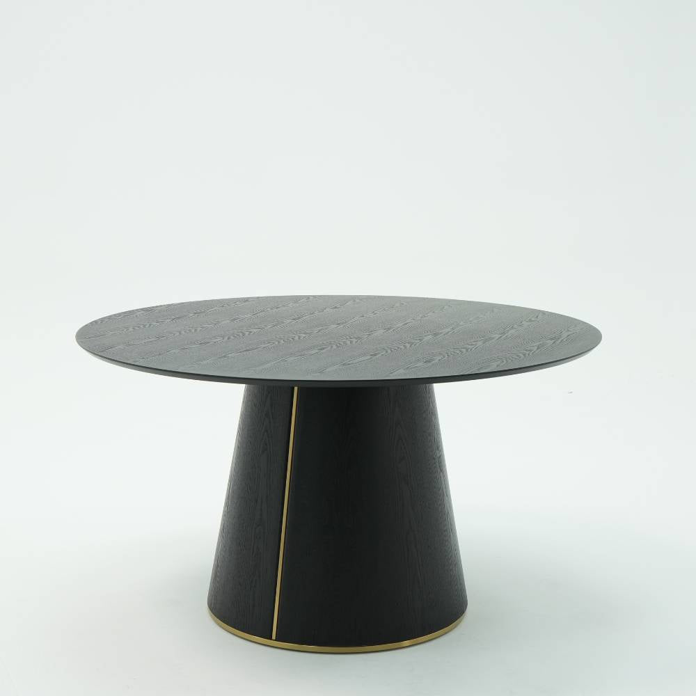 Torello Black Wood Dining Table