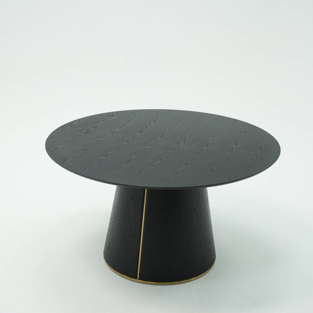 Torello Black Wood Dining Table