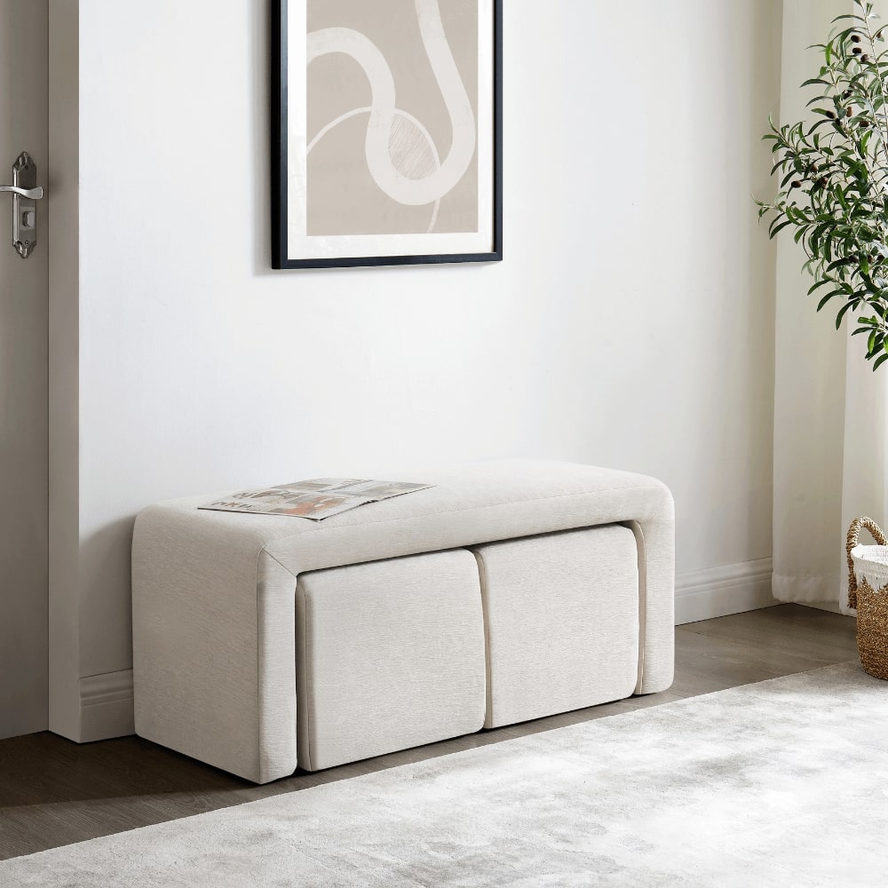 cream bench