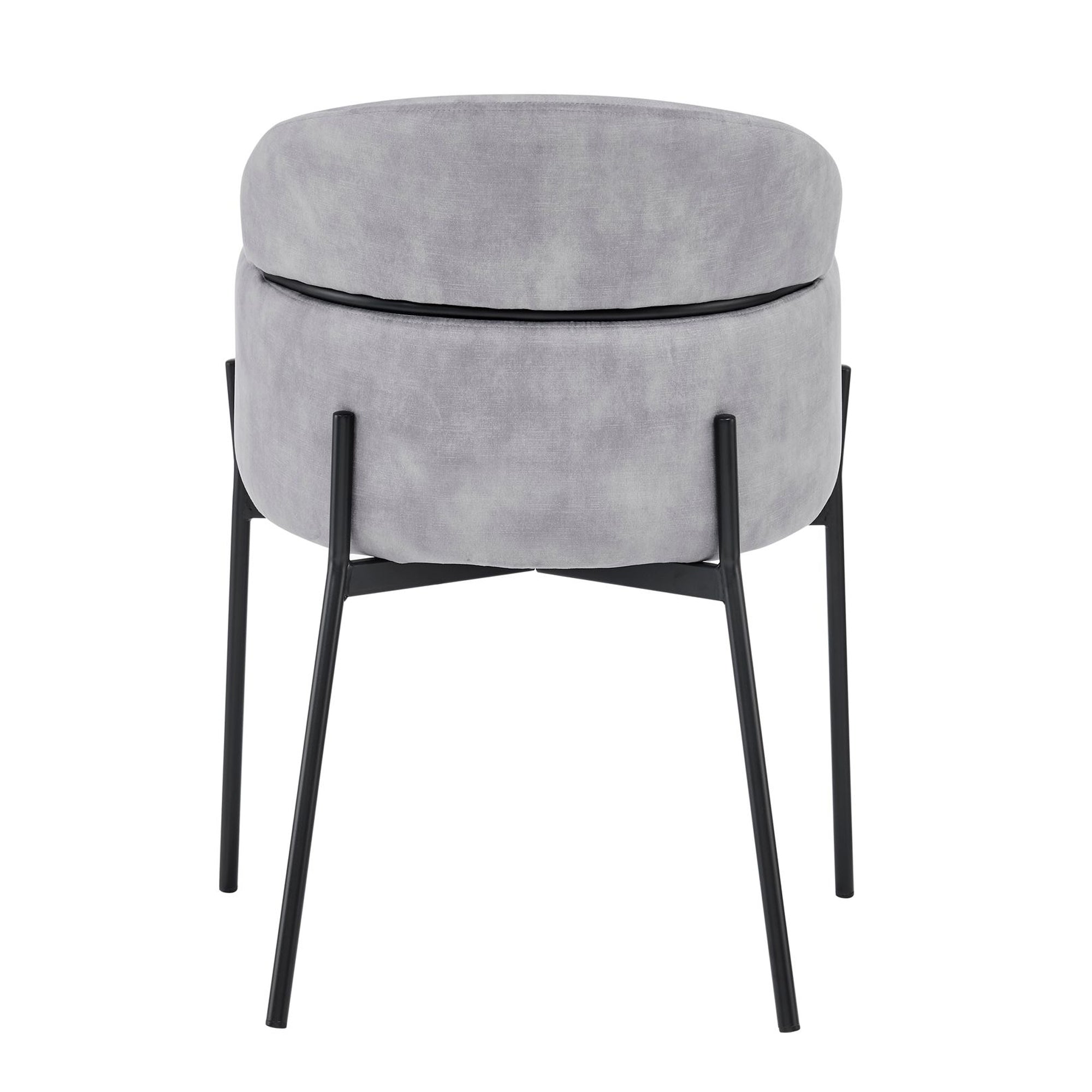 Liang Grey Velvet Dining Chair