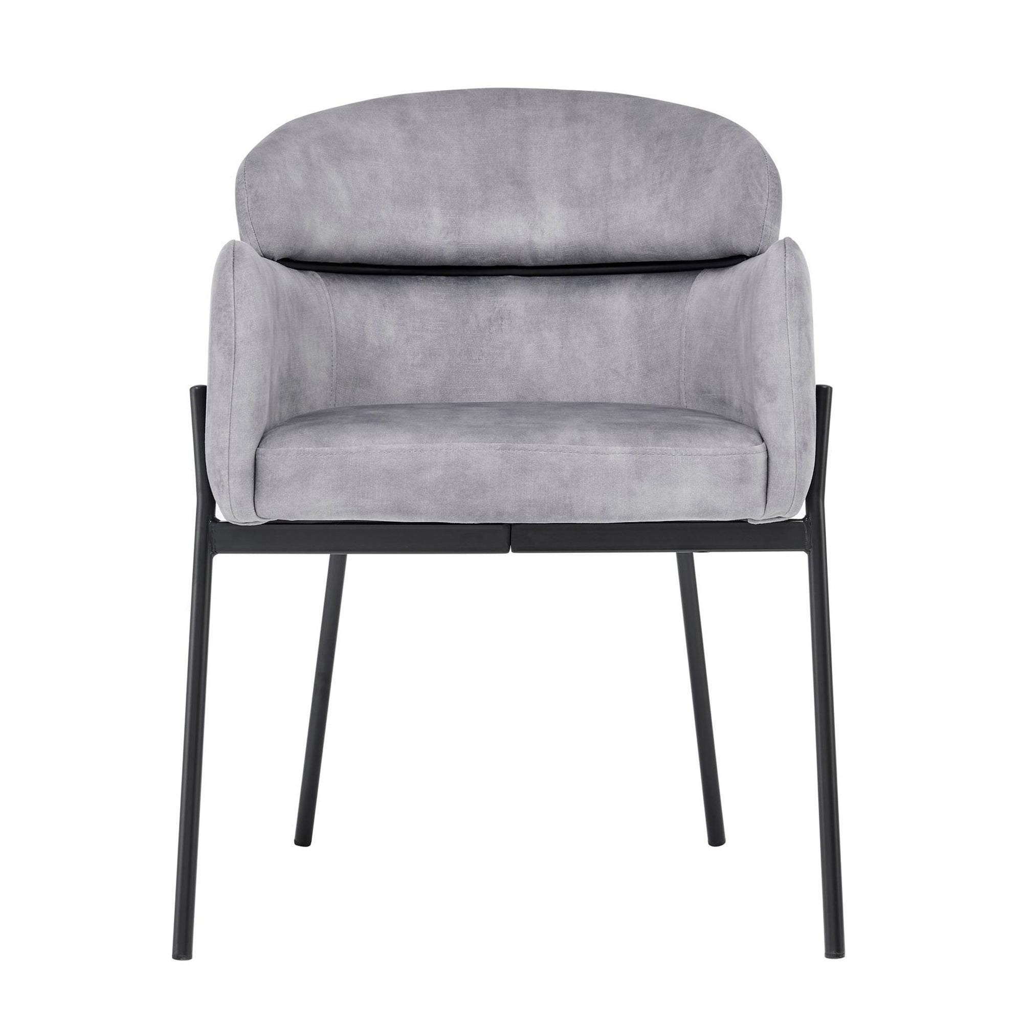 Liang Grey Velvet Dining Chair