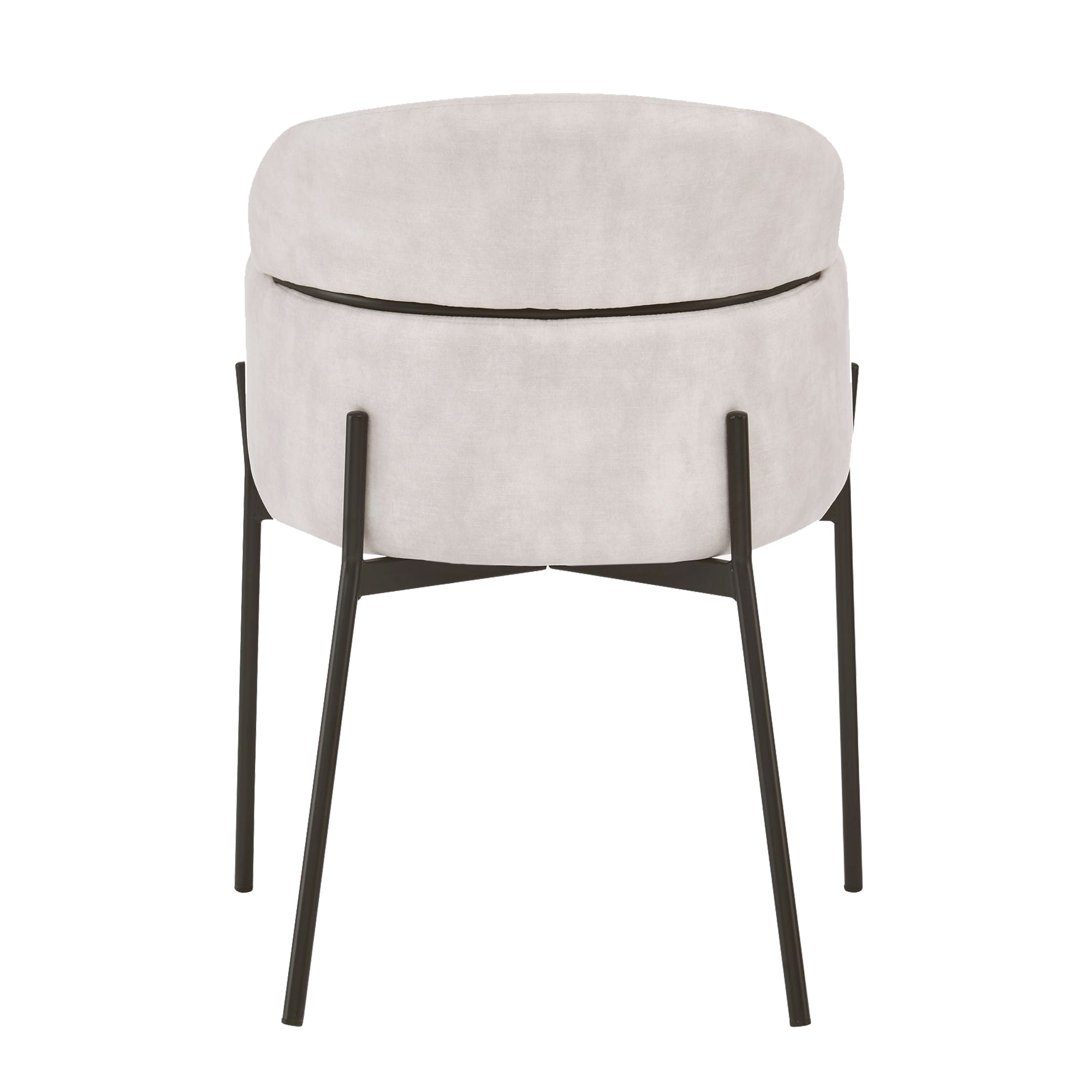 Liang Cream Velvet Dining Chair