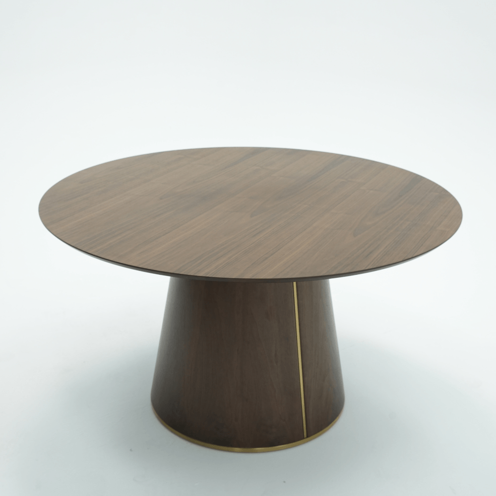 Torello Walnut Wood Dining Table