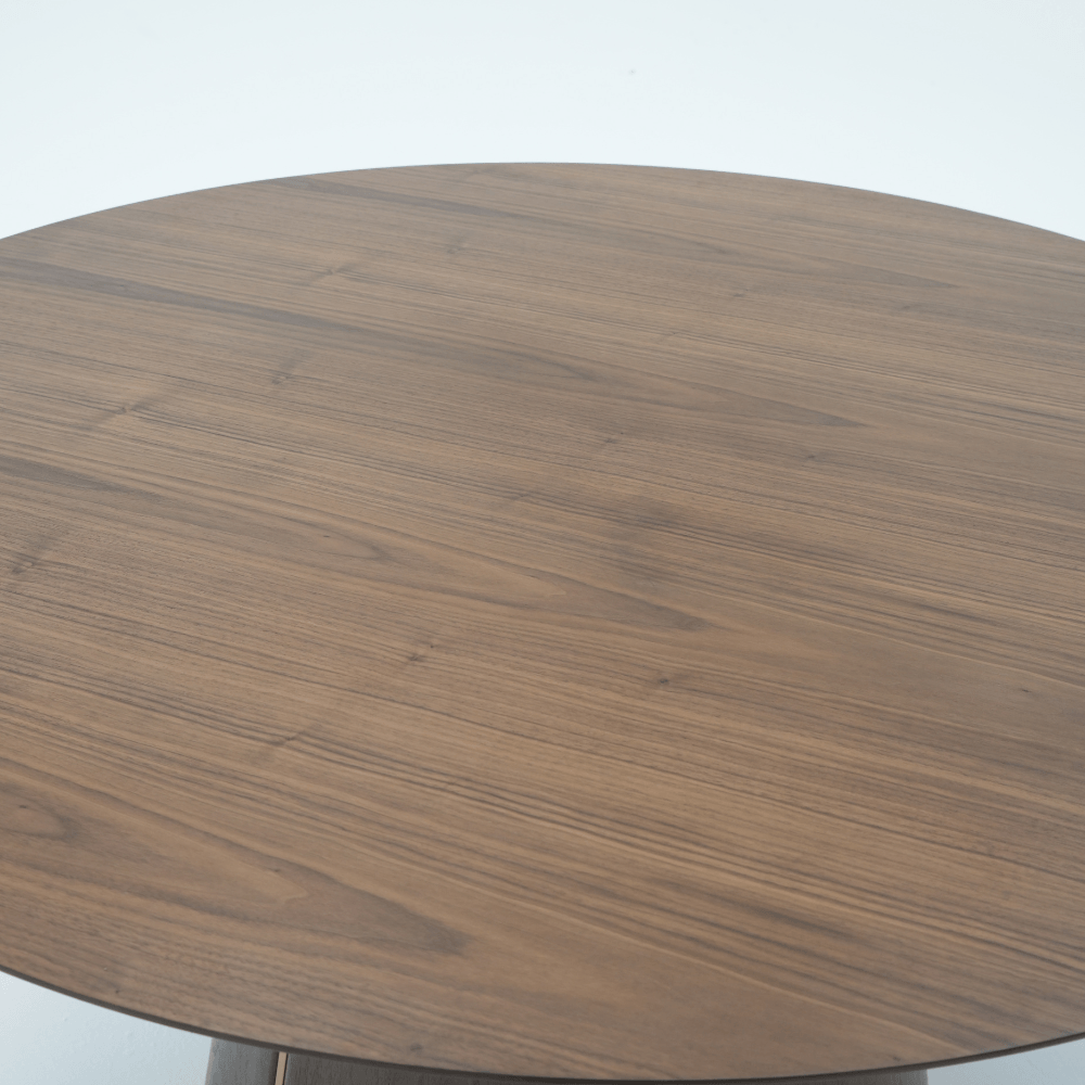 Torello Walnut Wood Dining Table