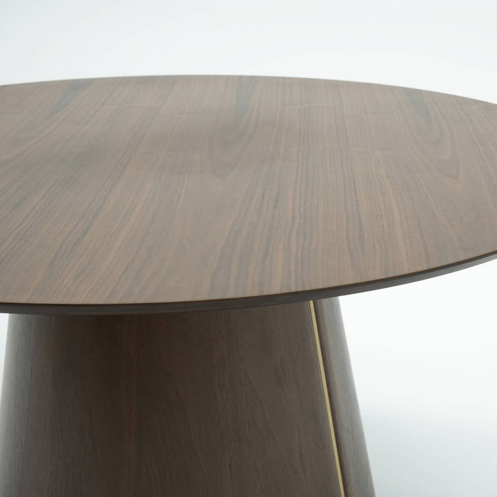 Torello Walnut Wood Dining Table