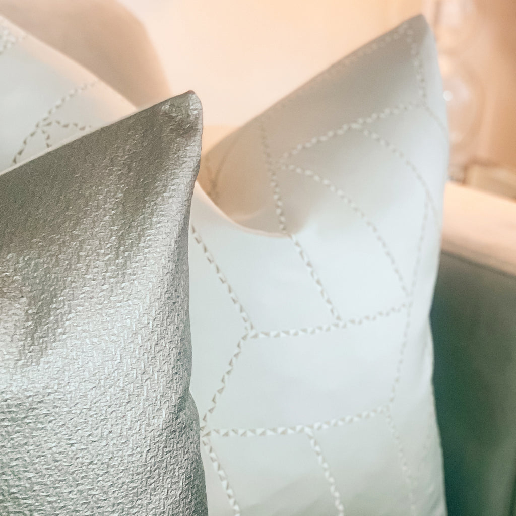 Pearl Geometric Large Cushion