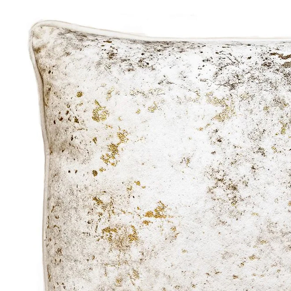 Malini Ivory Gold Shimmer Cushion