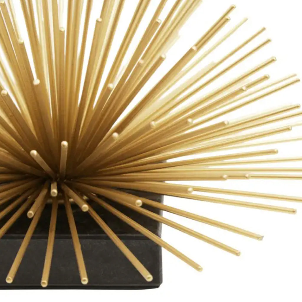 Gold & Black Marble Ornament
