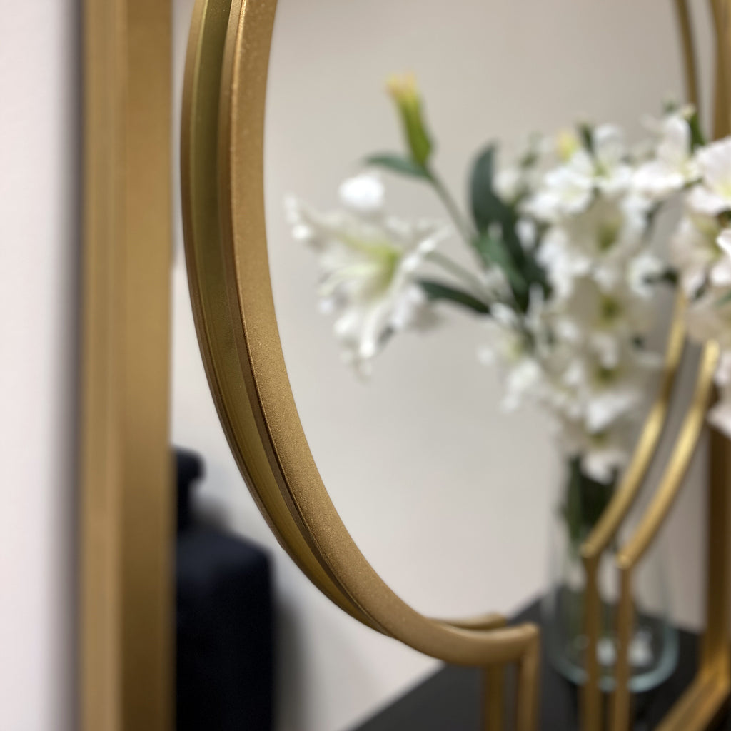 Gaia Gold Framed Mirror